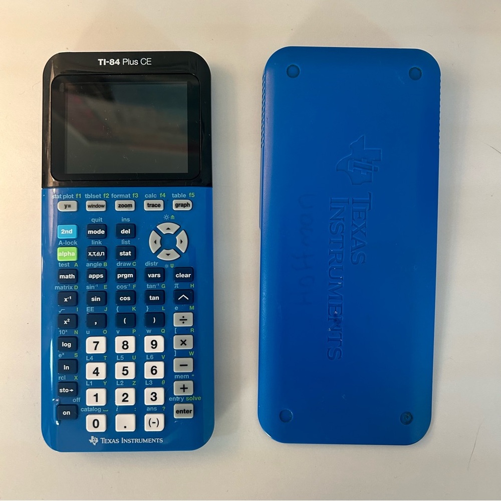 Texas Instruments TI-84 Plus CE Graphing Calculator With Charger